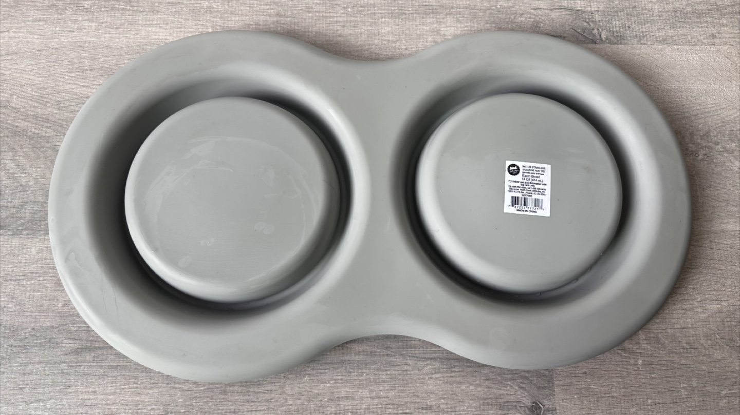 Whisker City Stainless Steel Double Diner Cat Bowls - photo 3