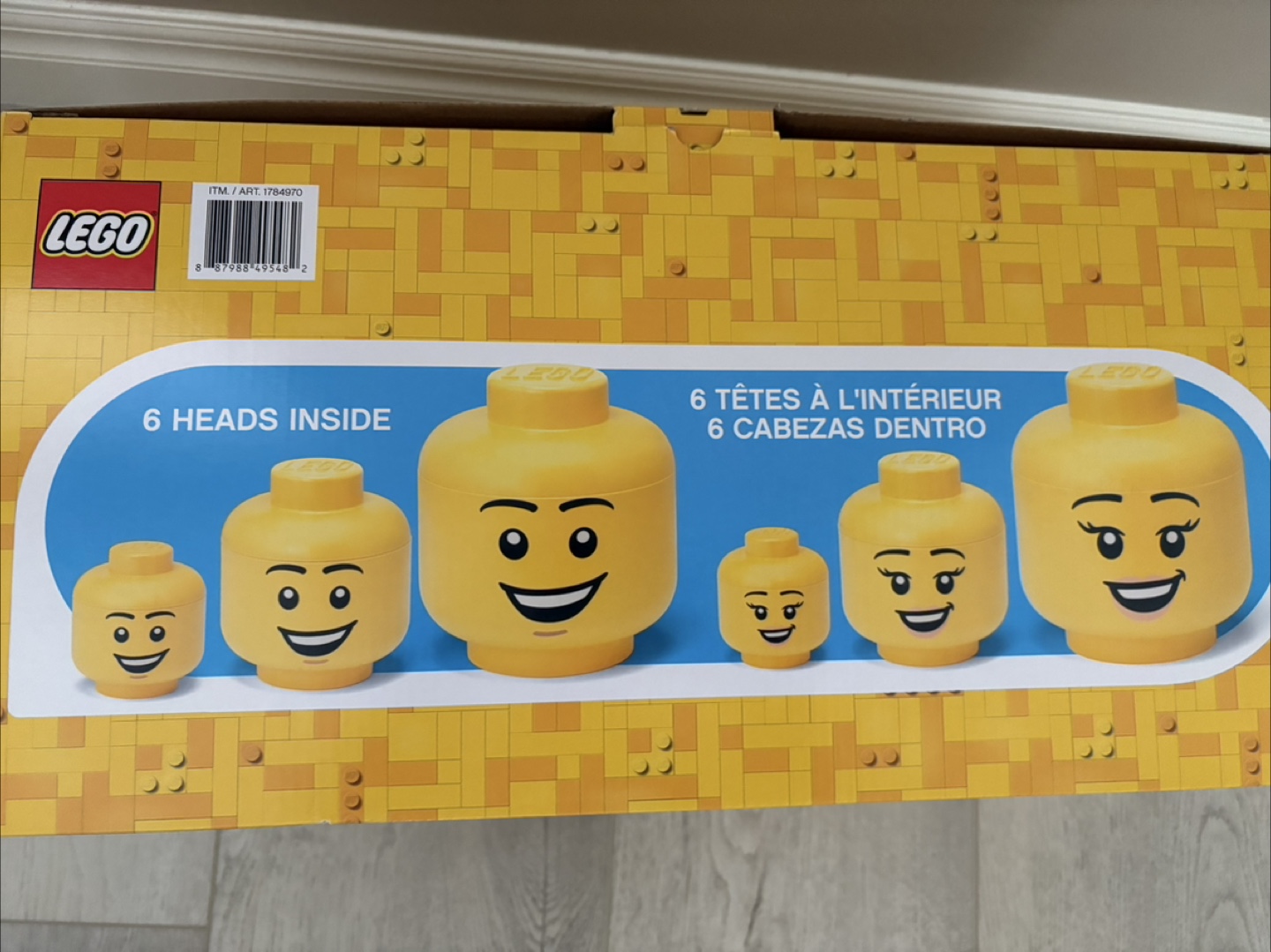 LEGO Storage Head Set, 6 pcs - New in Box! - photo 2