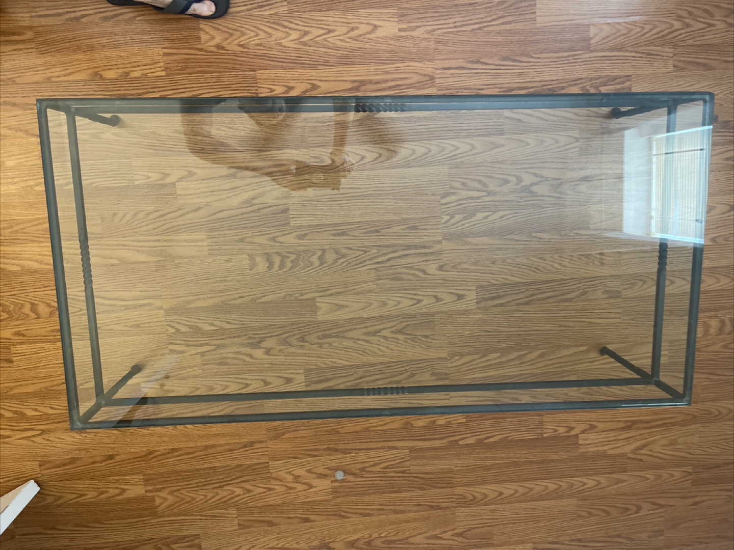 Glass Top Coffee Table - photo 2
