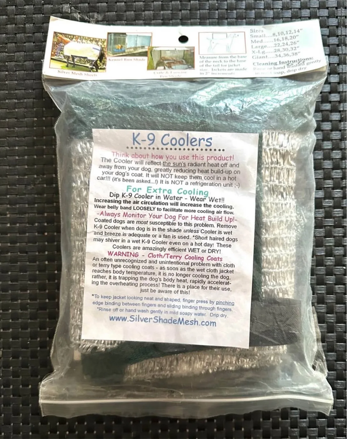 “K-9 BEAT the HEAT” COOLER for your Pet image indicator(2)