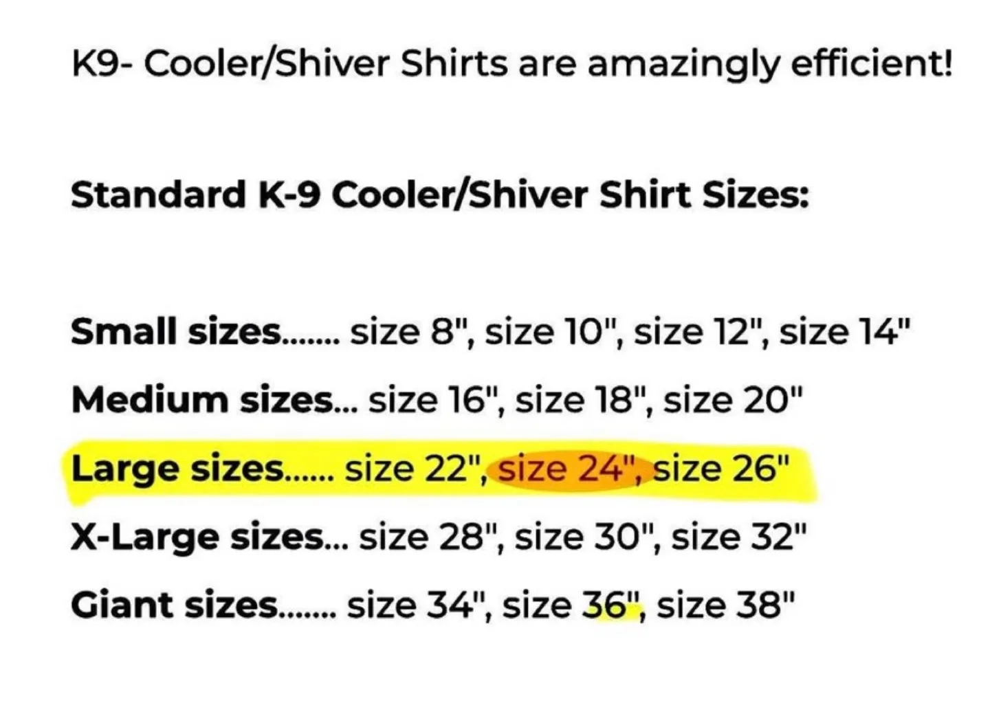 “K-9 BEAT the HEAT” COOLER for your Pet image indicator(9)