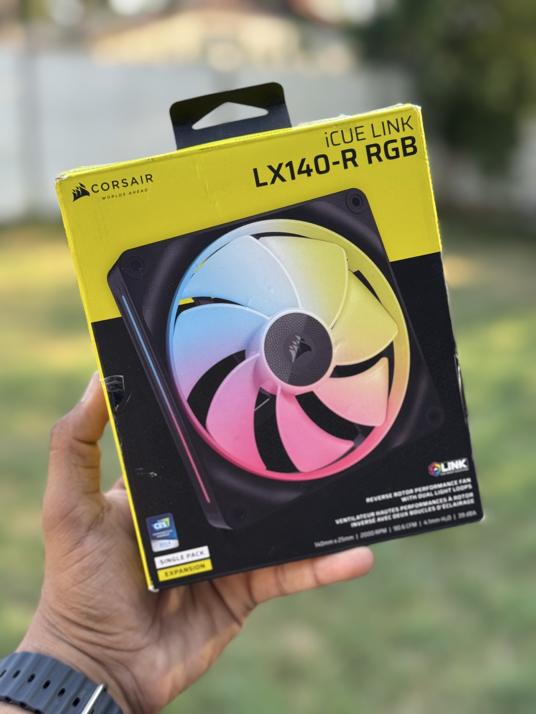Corsair iCUE LINK LX140-R RGB 140mm Fan - Black