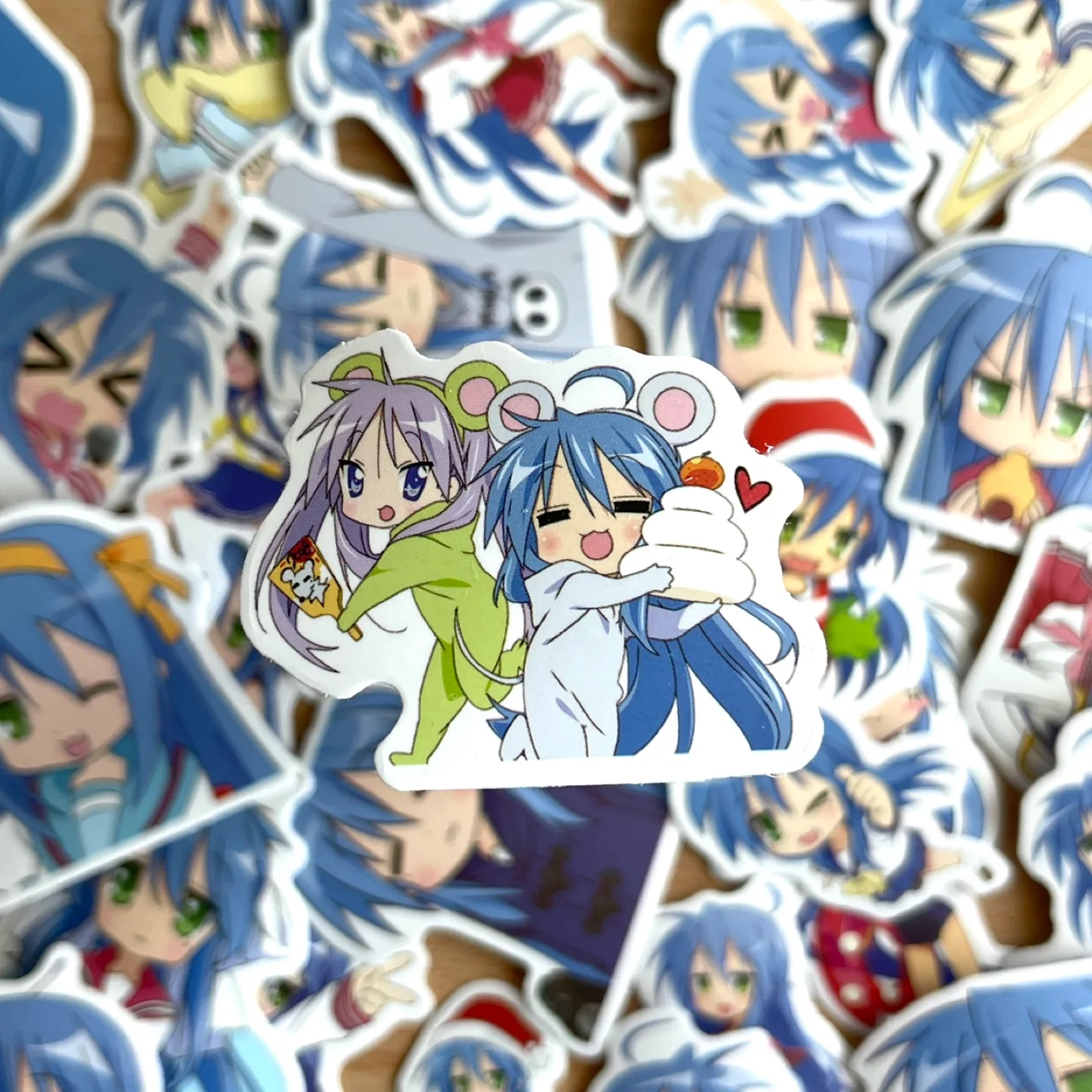 Pack of 50 Lucky Star Konata Izumi Small Stickers 🧡 thumbnail