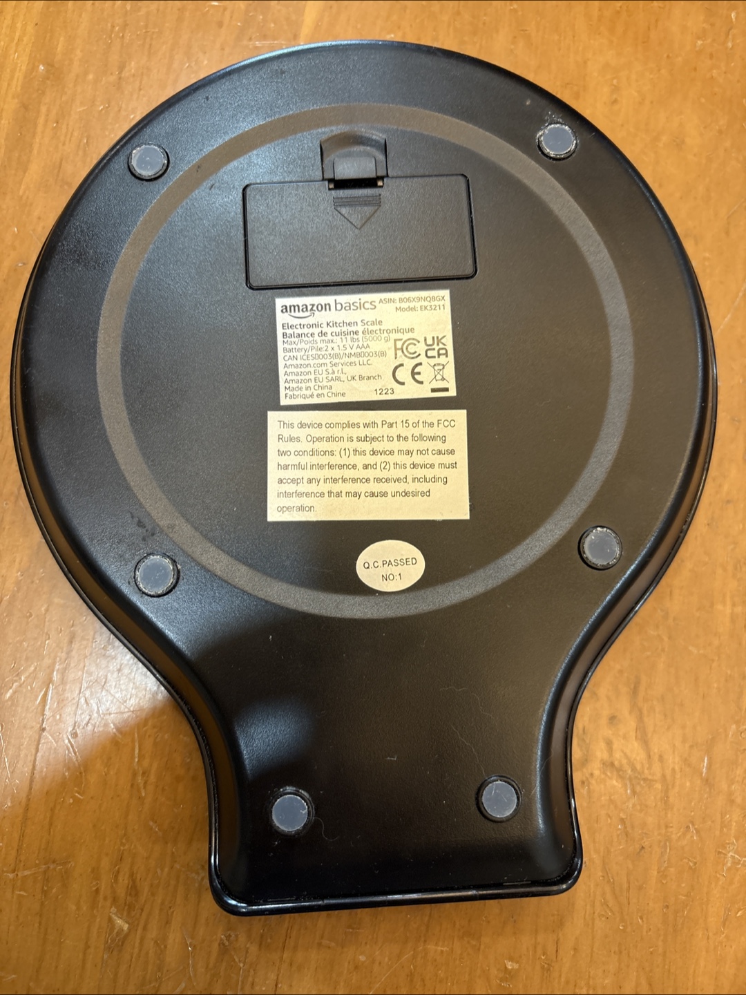 Amazon Basics Electronic Kitchen Scale - photo 2