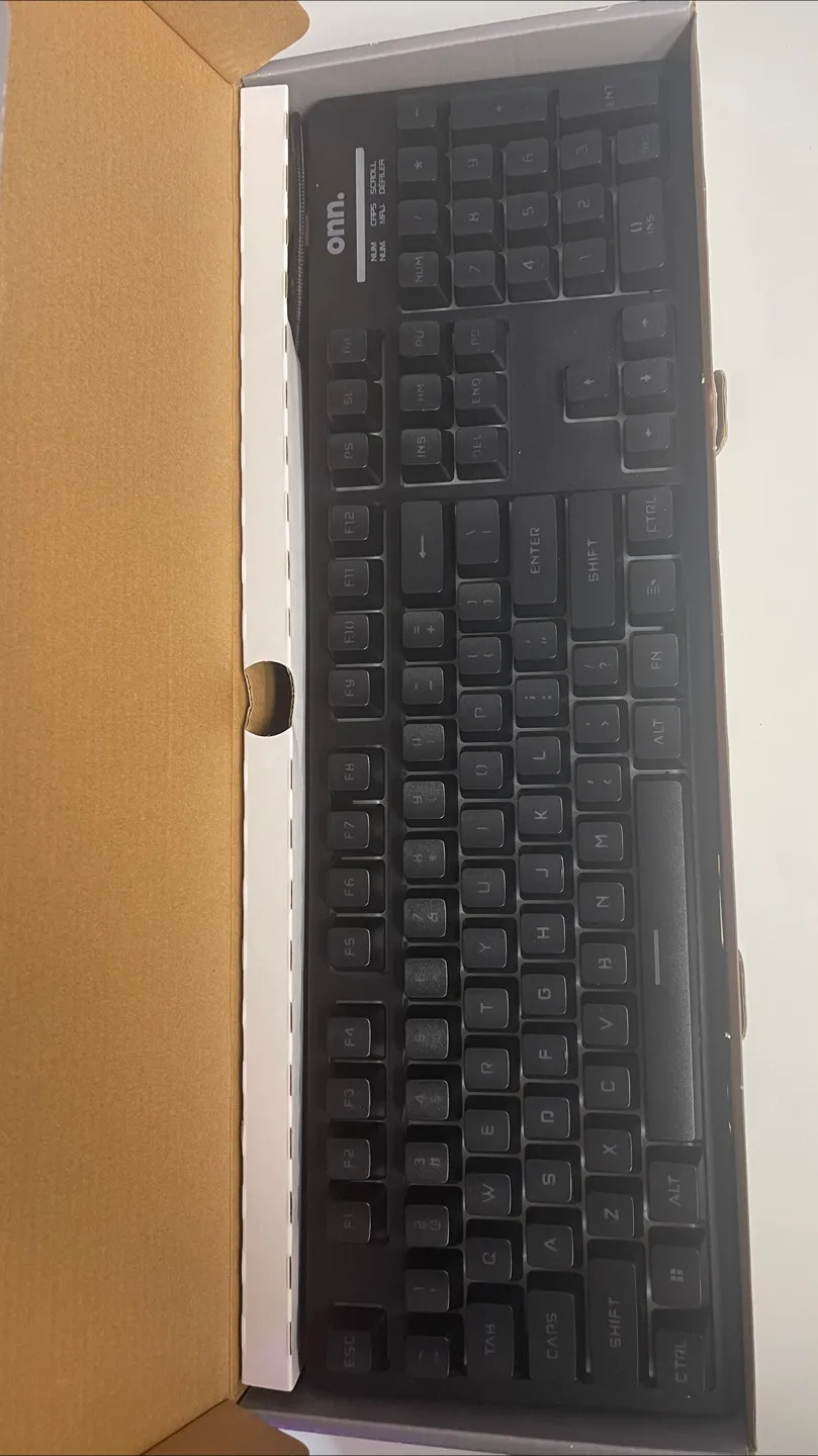 onn. LED Gaming Keyboard - New in Box! 🧡 image indicator(3)