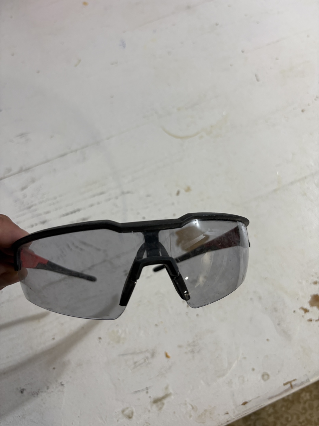 Heavy Duty Sunglasses - Black & Red