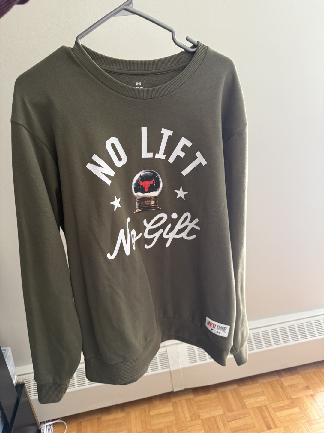 Under Armour Project Rock No Lift Crewneck Large