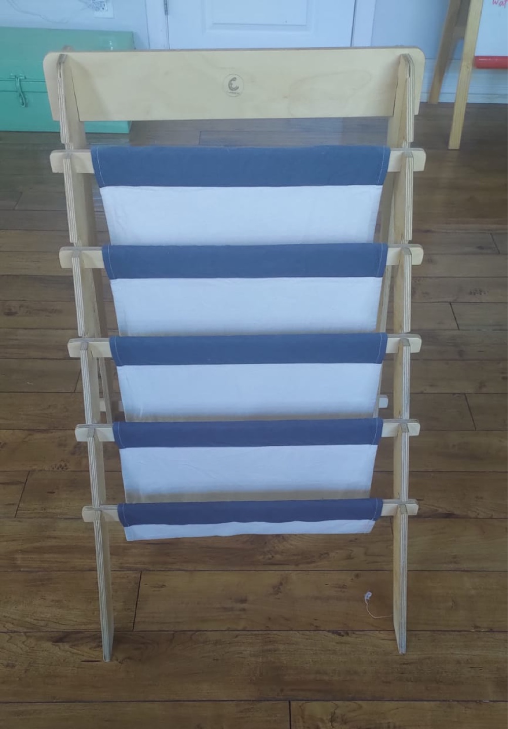 Children's Wooden Sling Bookshelf