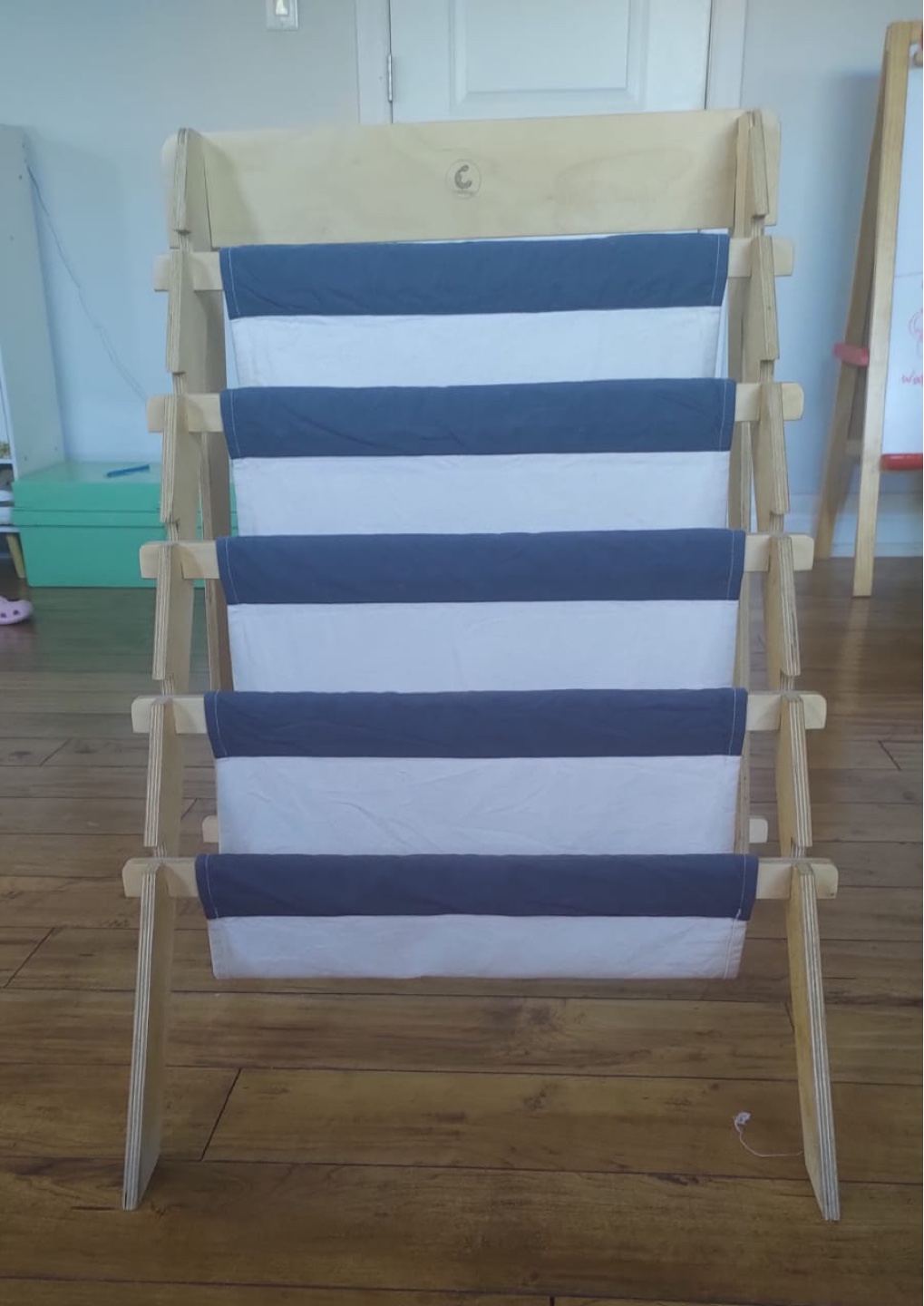 Children's Wooden Sling Bookshelf - photo 2