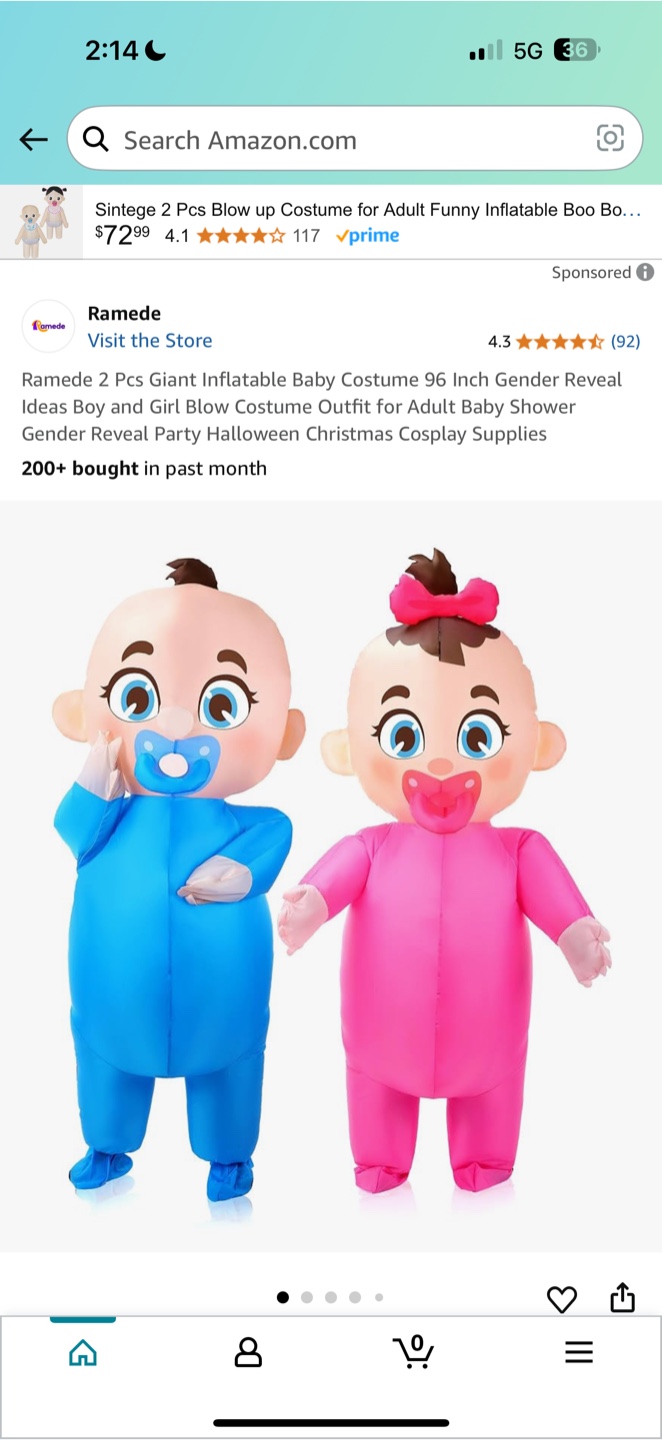 Ramede Inflatable Baby Costume 96 Inch - photo 2