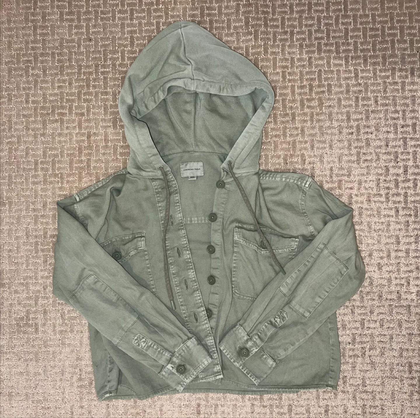 American Eagle Button-Up Hoodie thumbnail