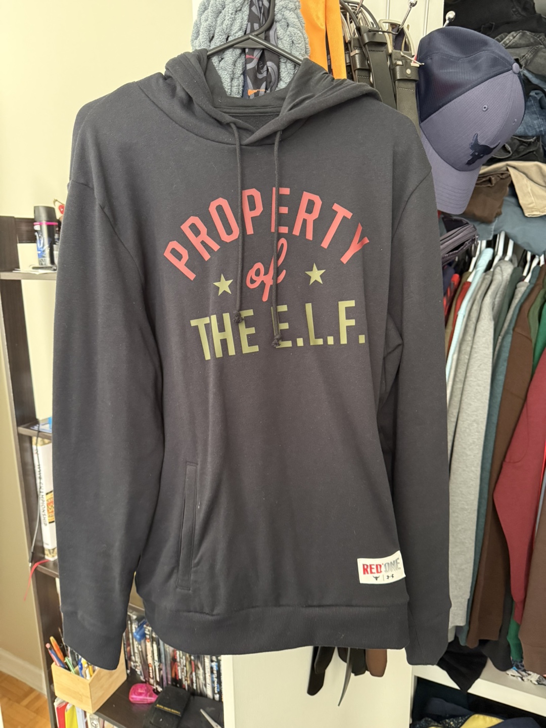 Under Armour the rock Hoodie - Property of the E.L.F. Large