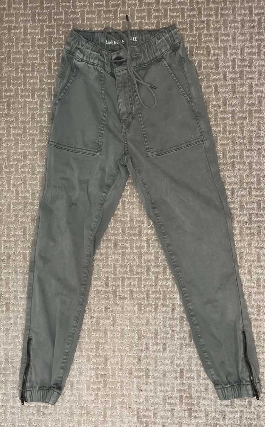 Green American Eagle Pants thumbnail