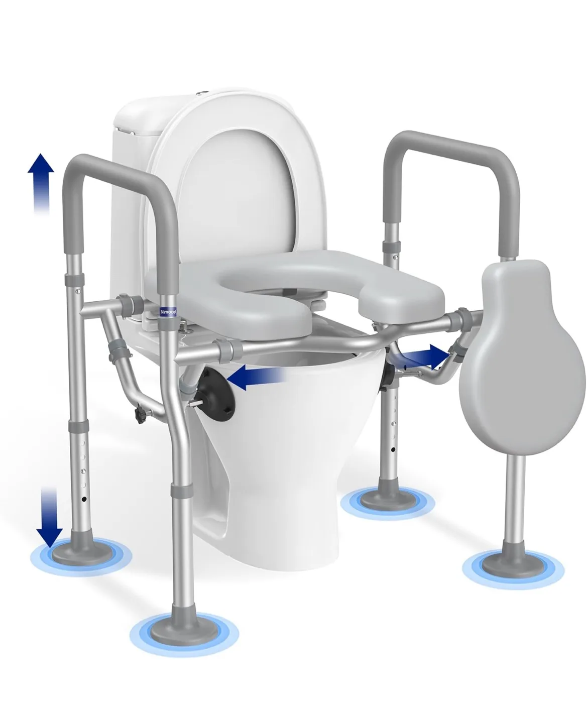 Nimood Raised Toilet Seat - Adjustable thumbnail