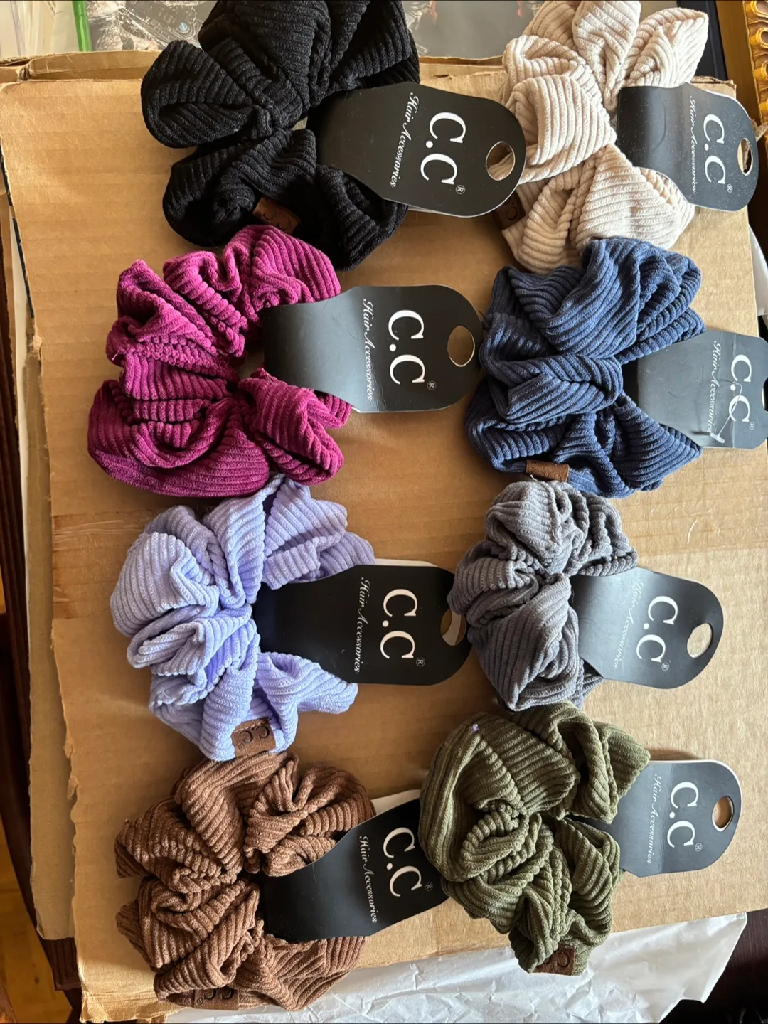 C.C Hair Accessories Scrunchies - Various Colours thumbnail