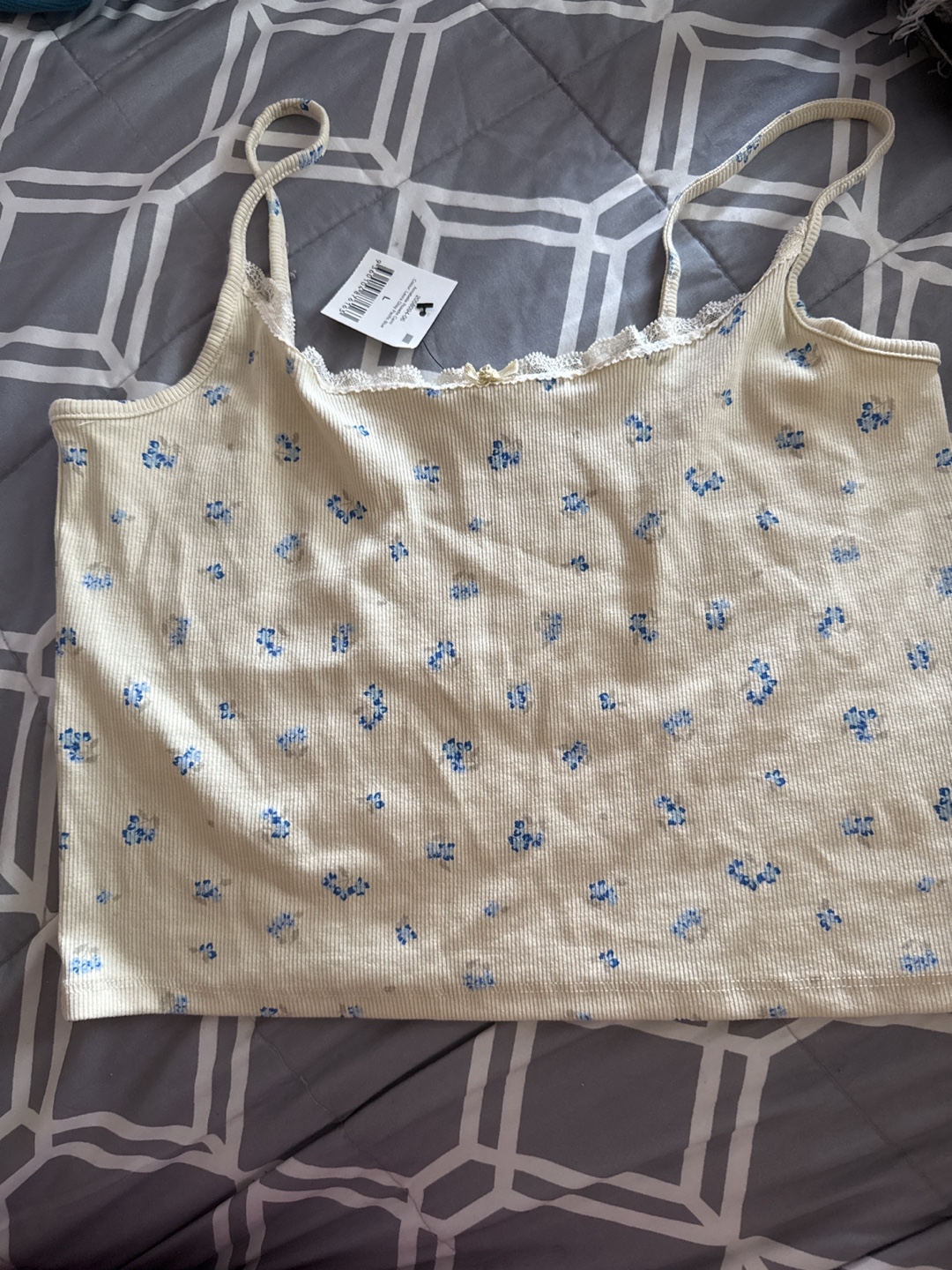 Floral Cami Tank Top - Size L