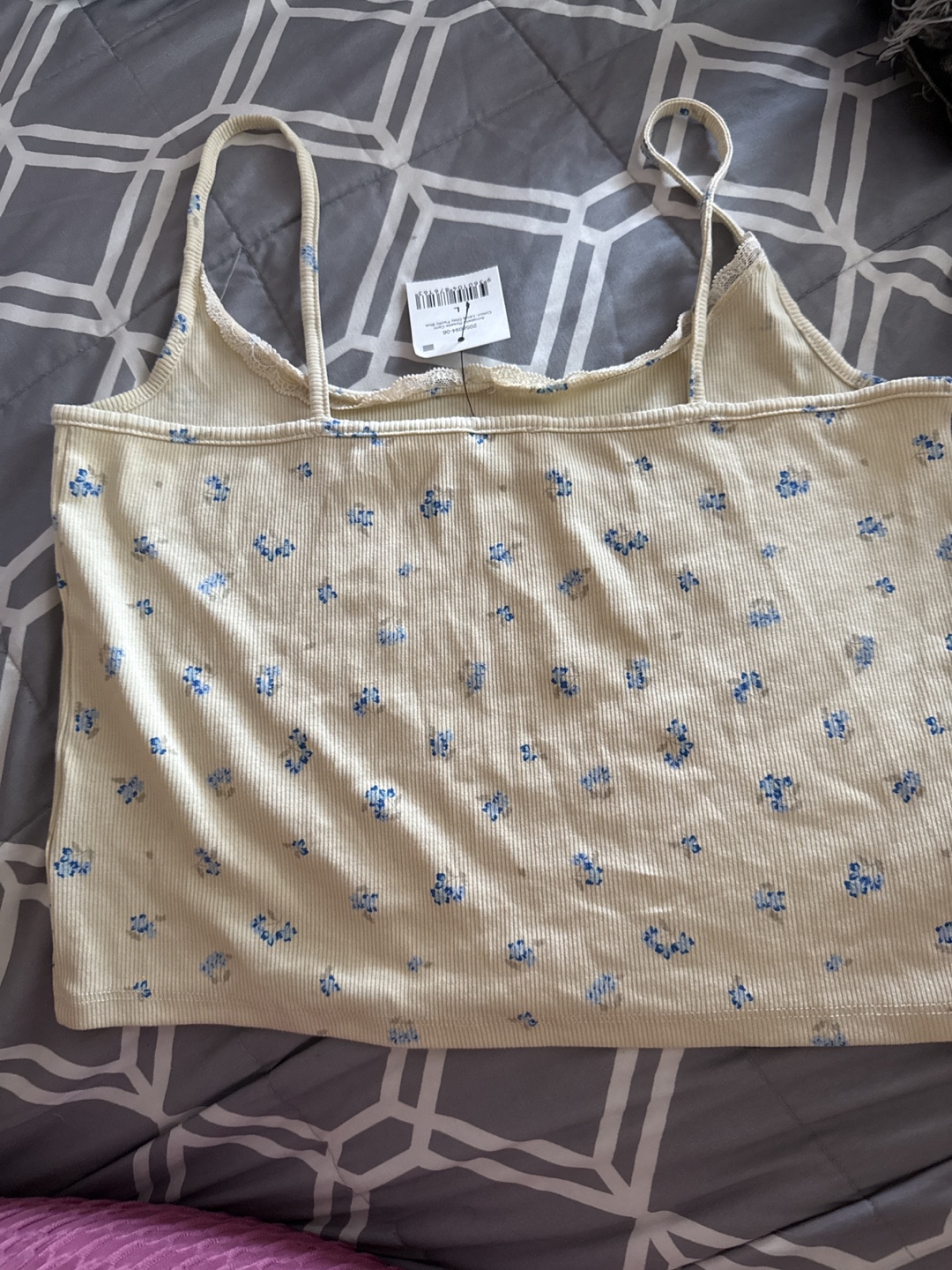 Floral Cami Tank Top - Size L - photo 2