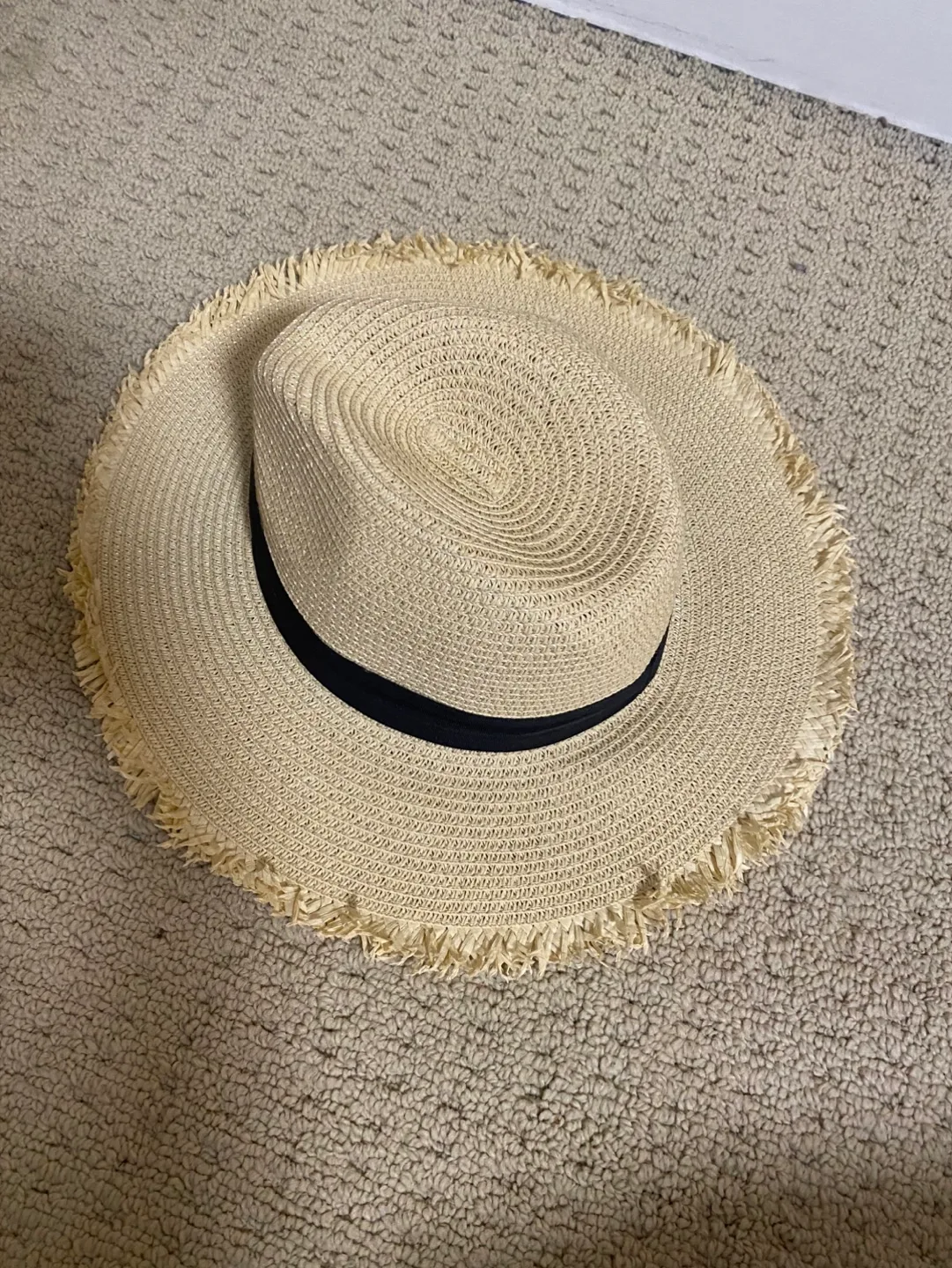 Straw Hat with Black Band image indicator(2)
