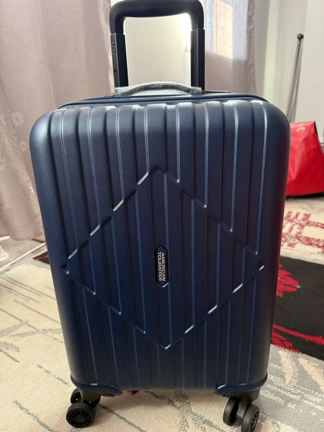 American Tourister Carry-On Suitcase - Navy Blue image indicator(3)