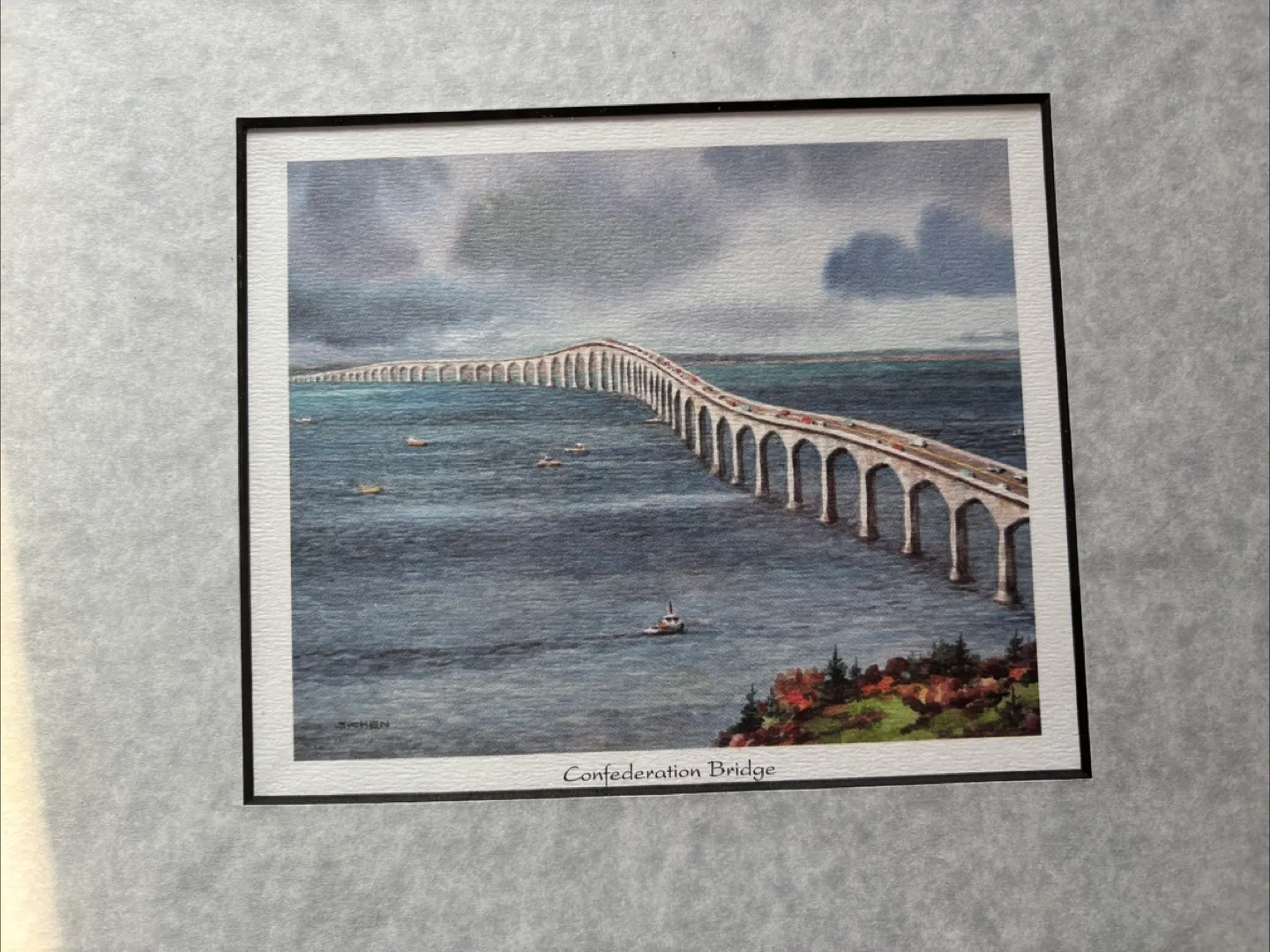 Confederation Bridge Framed Print thumbnail