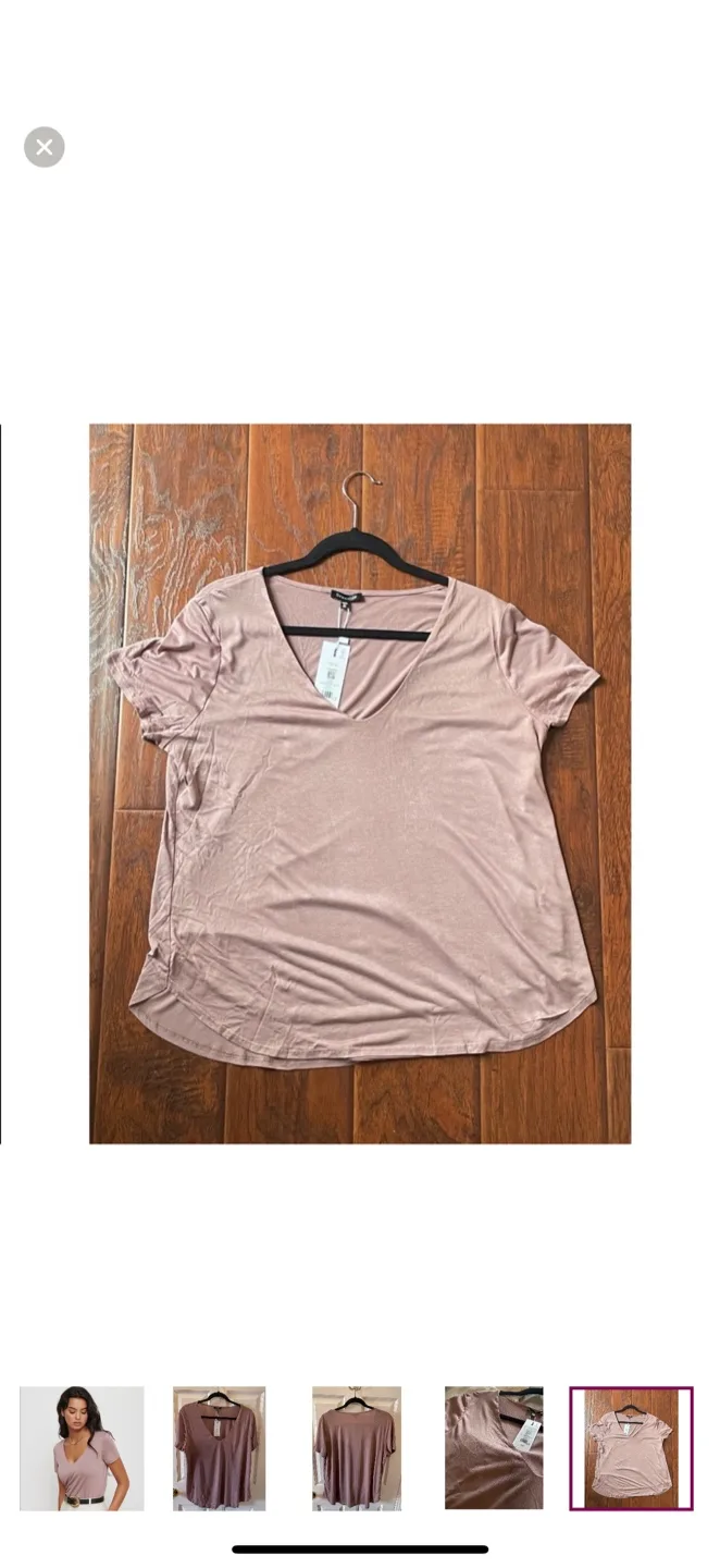 Dynamite V-Neck Blouse- Size XL image indicator(5)