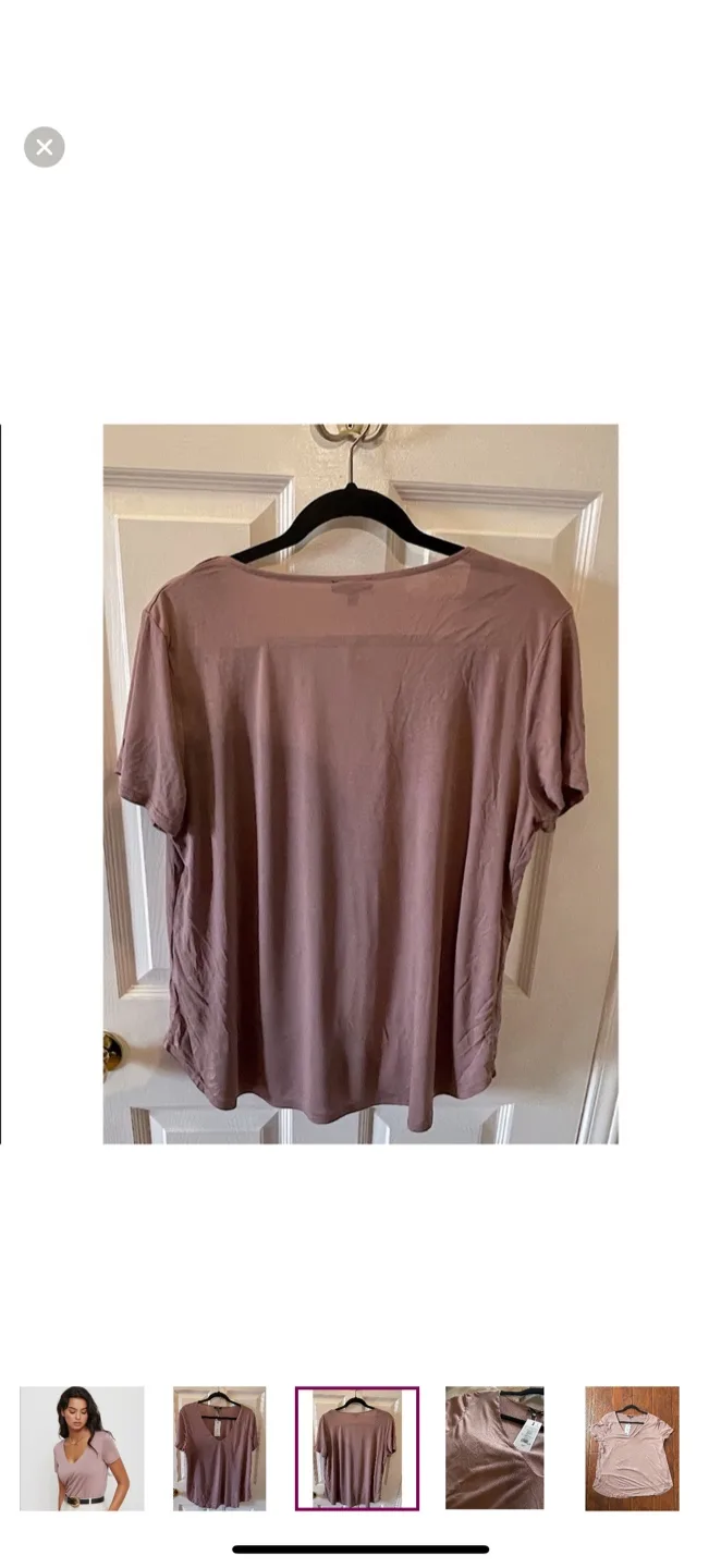 Dynamite V-Neck Blouse- Size XL image indicator(3)
