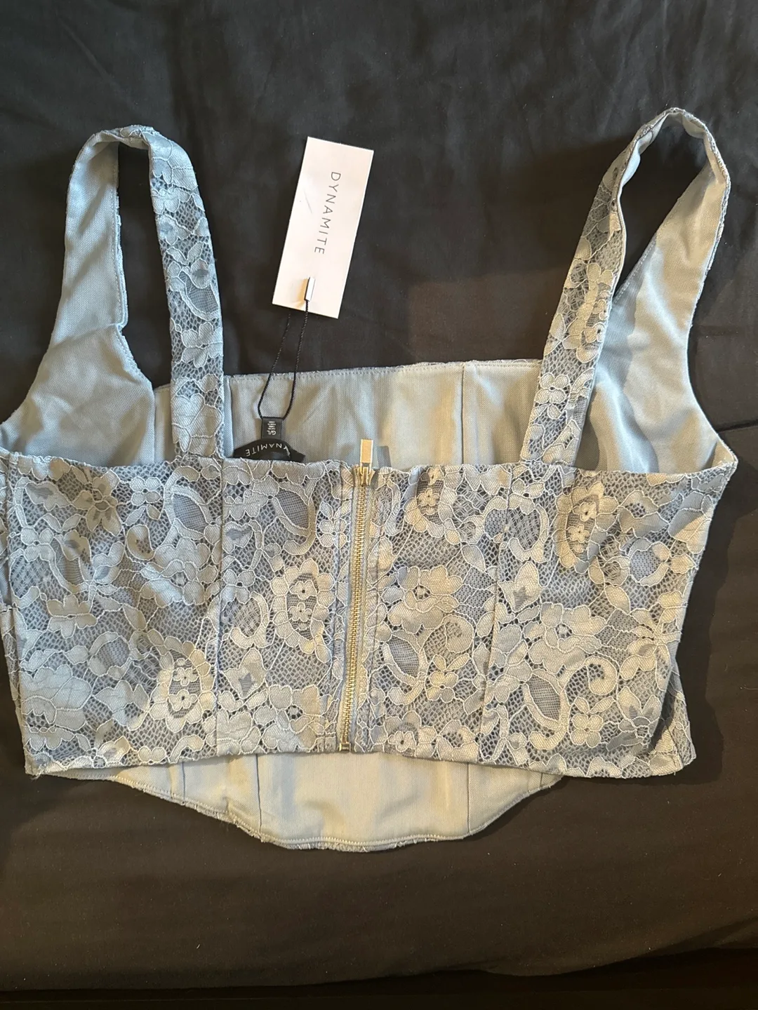 Dynamite Corset Top  - Size L - Blue image indicator(3)
