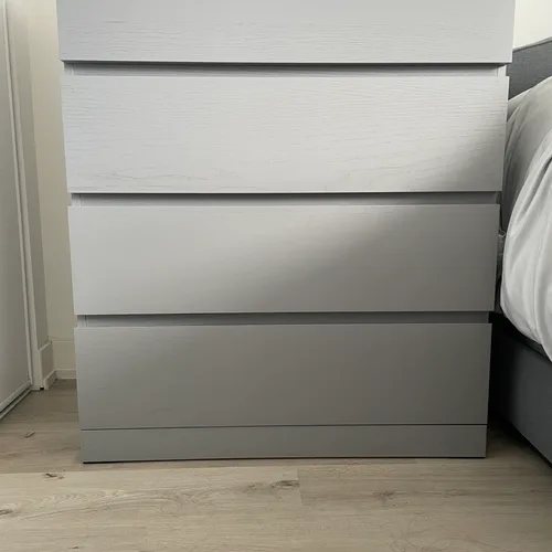 ikea malm 4 drawer dresser grey Ikea Malm Chest Of 4 Drawers