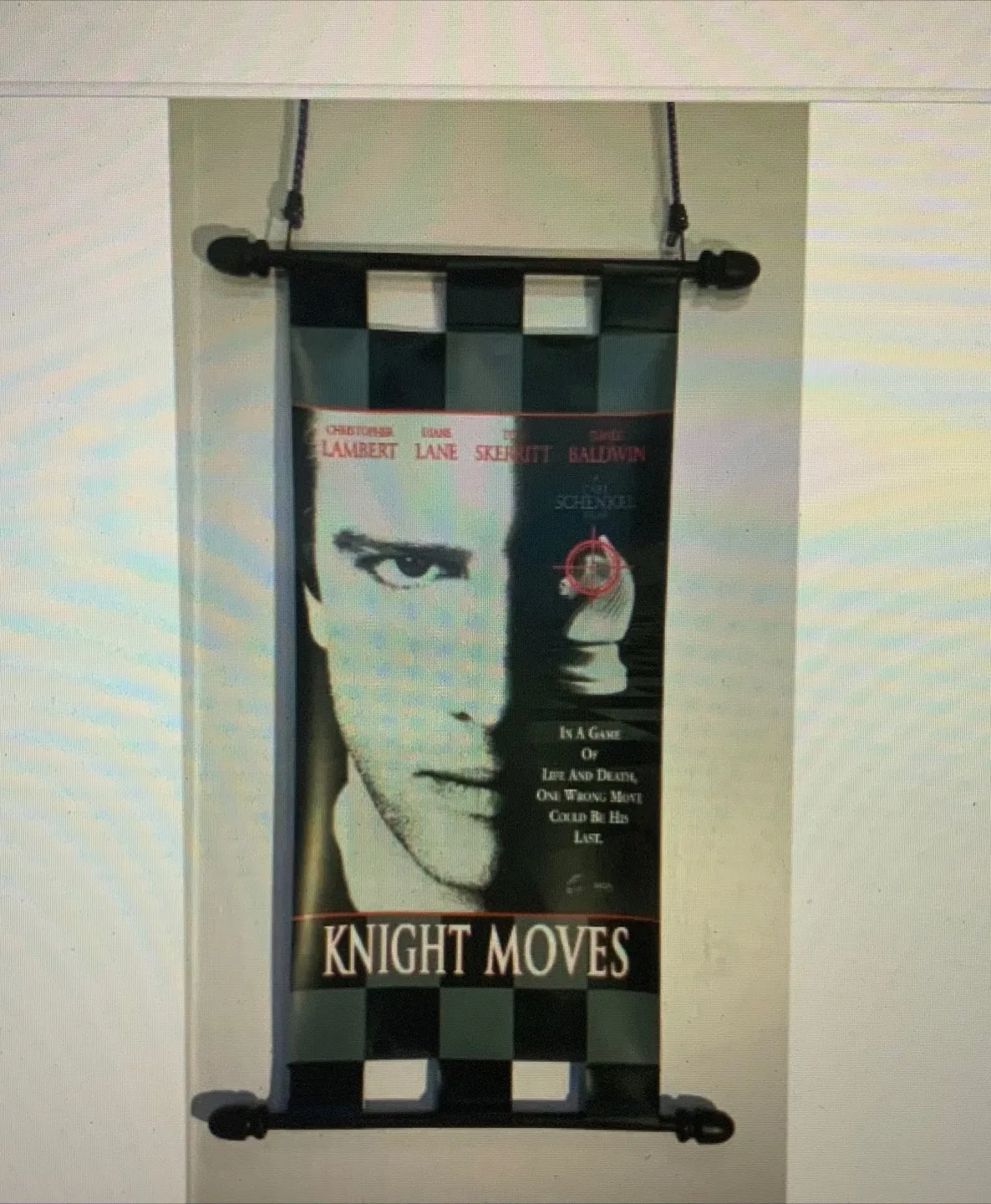 Rare Original Collectible Vinyl Scroll Movie Poster thumbnail