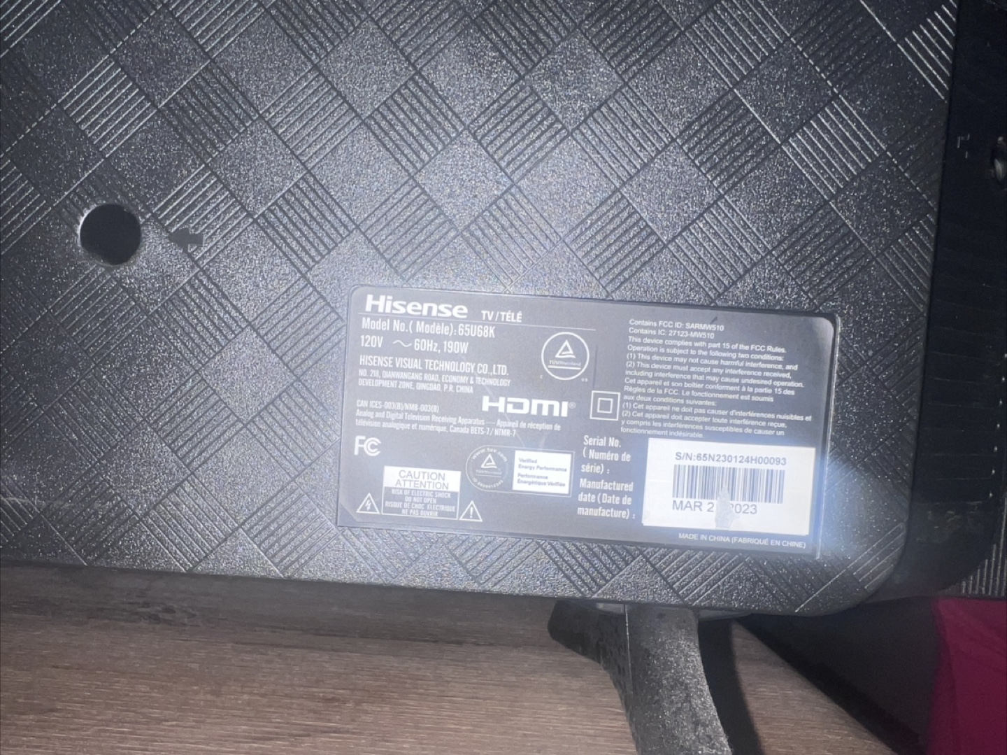 Hisense 65U68K 65" 4K ULED Google TV - photo 4