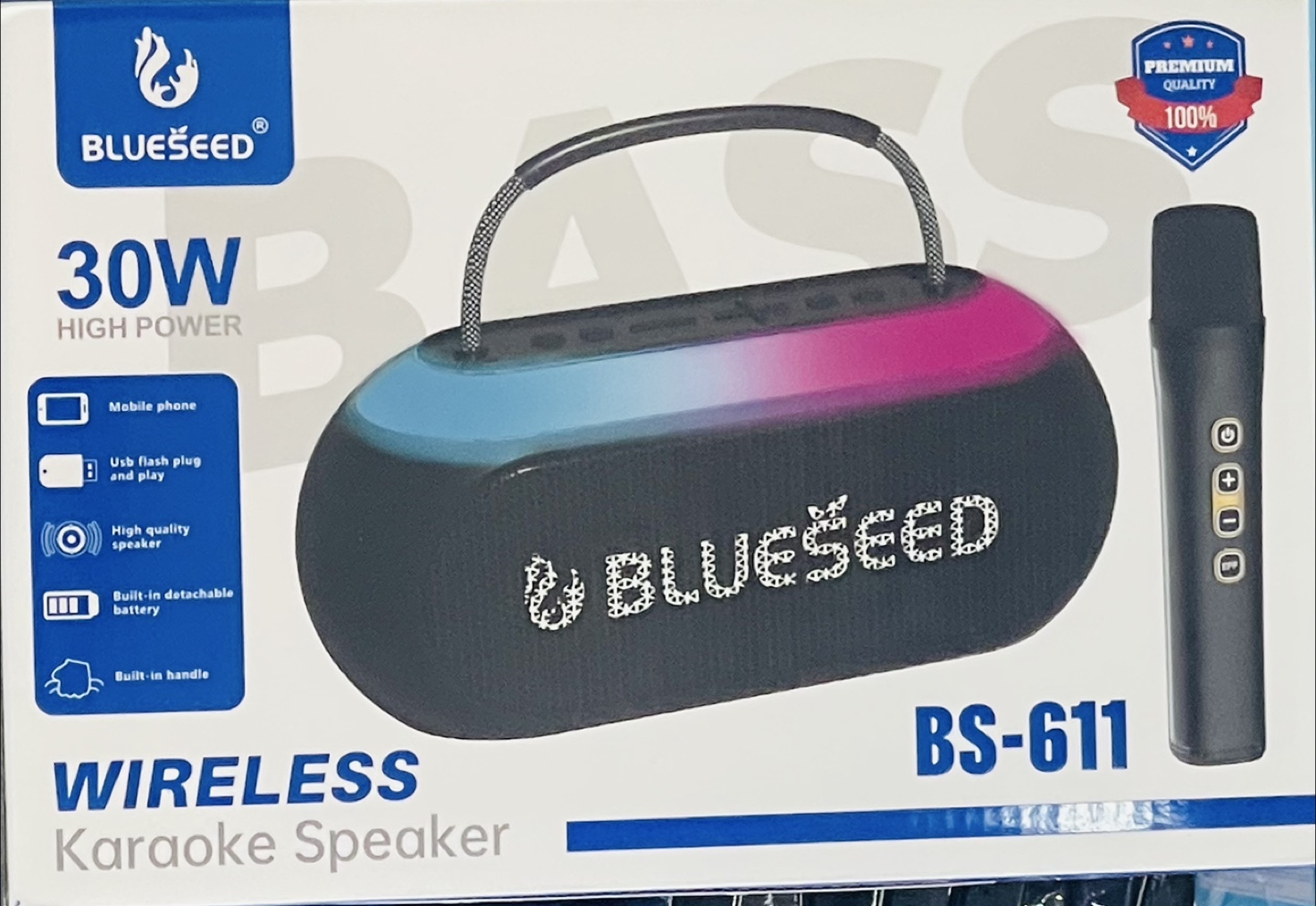 BlueSeed Wireless Karaoke Speaker