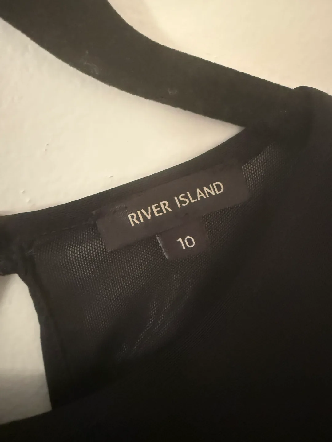 Black Peplum Top - Size 10 image indicator(3)