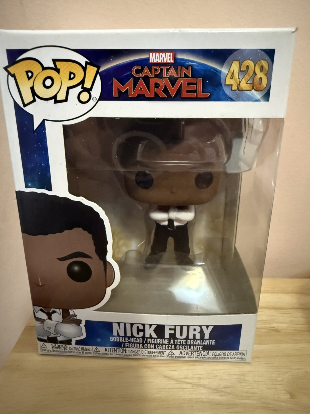 Marvel Captain Marvel Nick Fury Funko Pop! 428