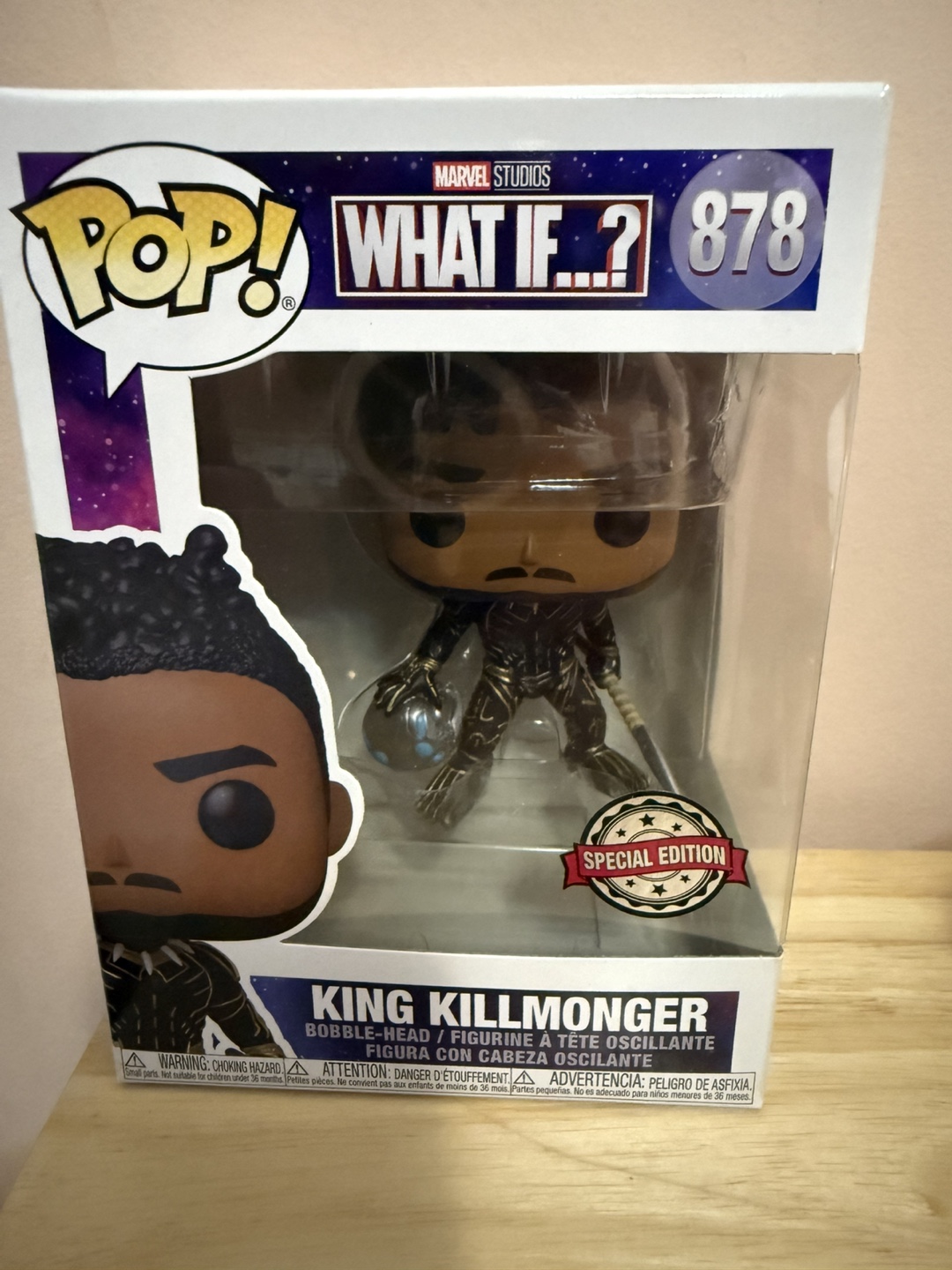 Funko Pop! Marvel What If...? King Killmonger #878