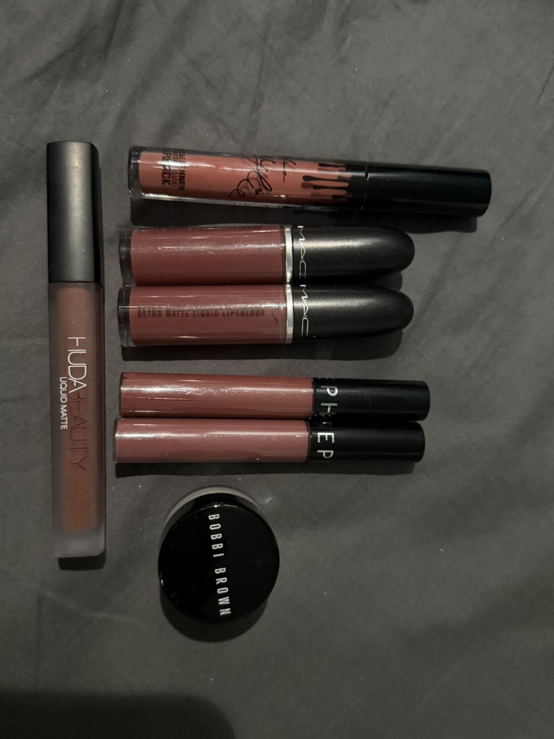 Kylie/Huda/MAC/Sephora Lipsticks & Bobbi Brown Face Base