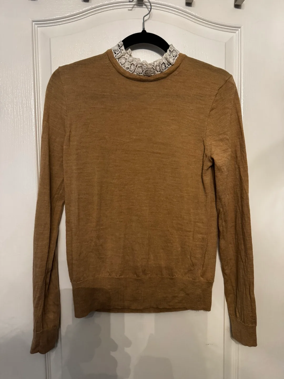 J.Crew Brown 100% Merino Wool Sweater - Size medium thumbnail