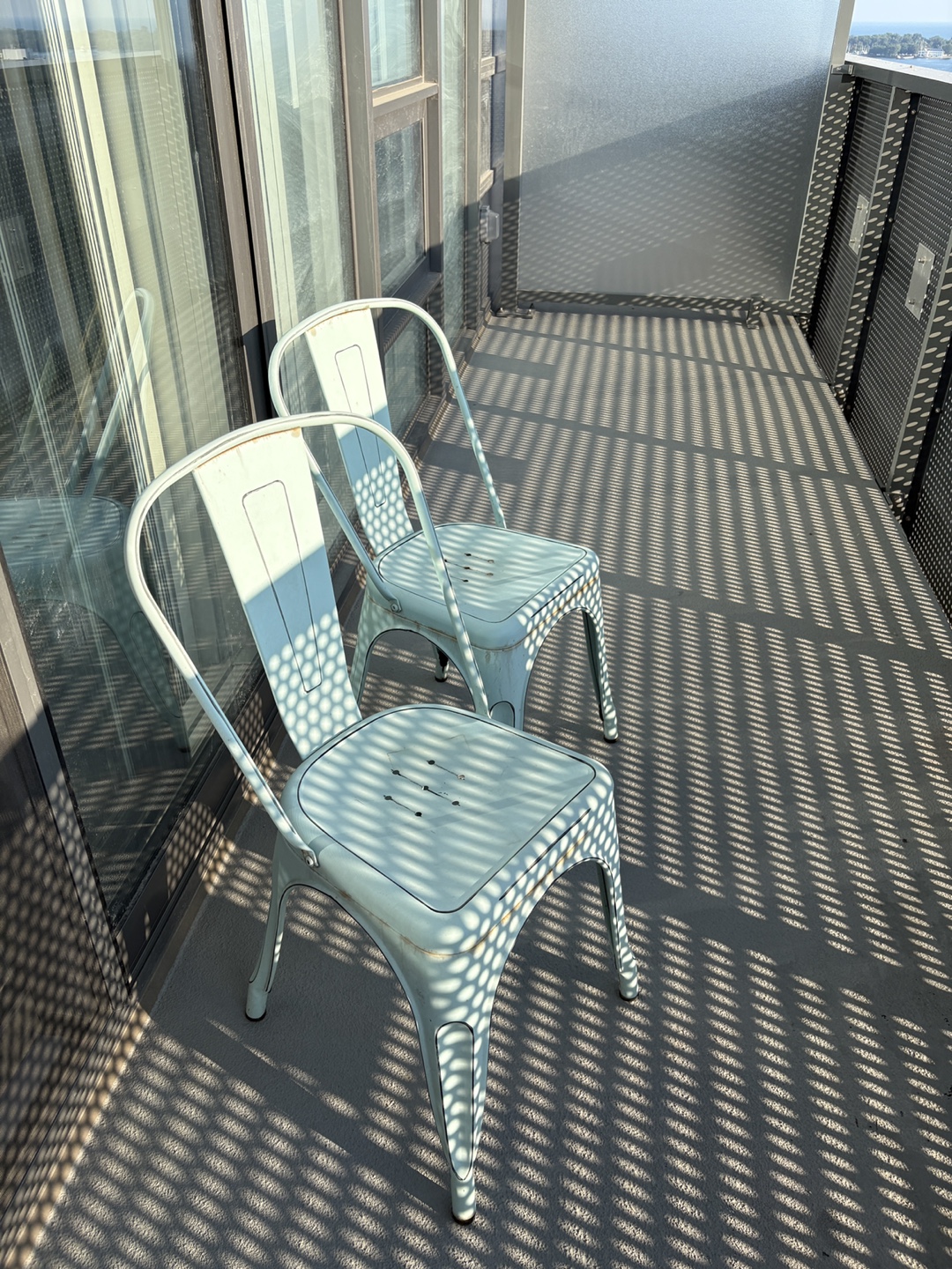 Metal Outdoor Chairs - Set of 2 - photo 3