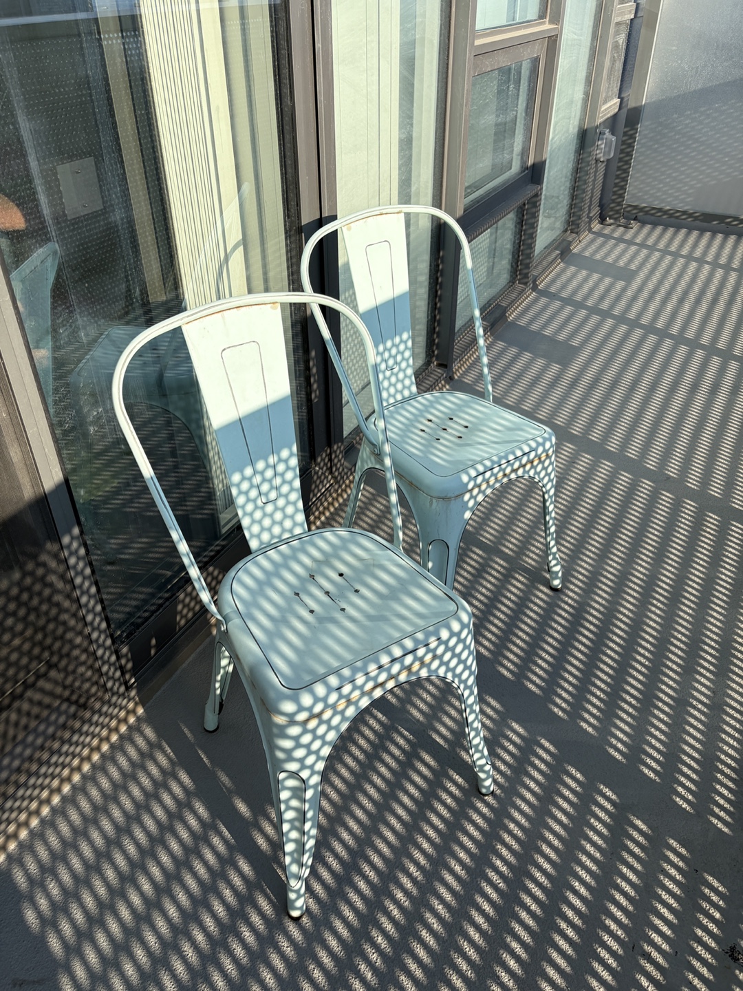 Metal Outdoor Chairs - Set of 2 - photo 2