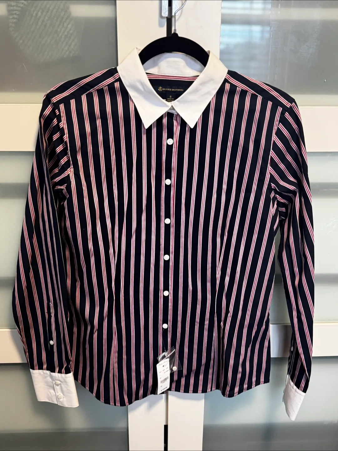 Brand new with tags Brooks Brothers Striped Shirt - Size 8 thumbnail