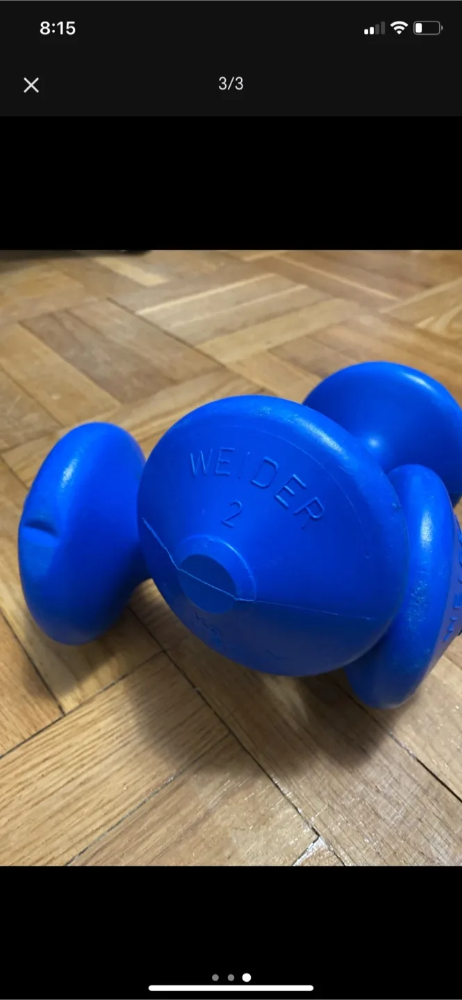 Weider 2lb Dumbbells - Blue image indicator(2)