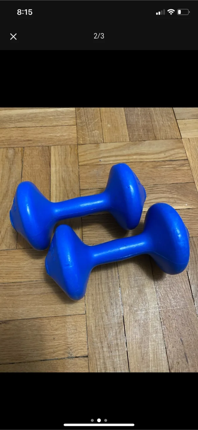 Weider 2lb Dumbbells - Blue image indicator(3)