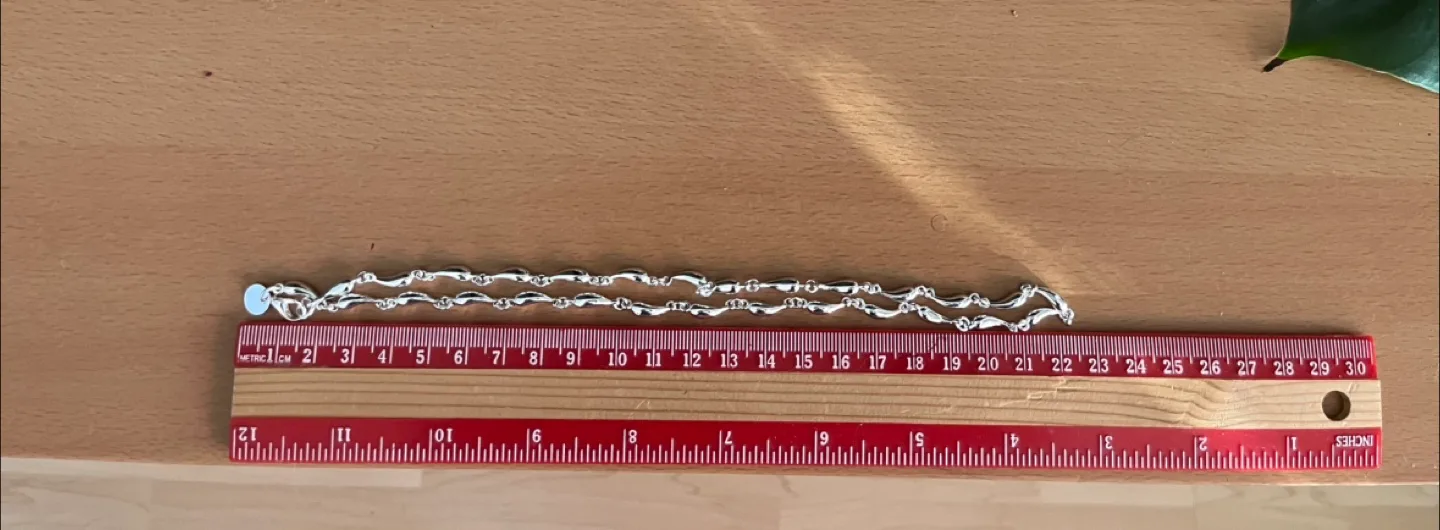 Silver  Necklace, 21 inches image indicator(5)