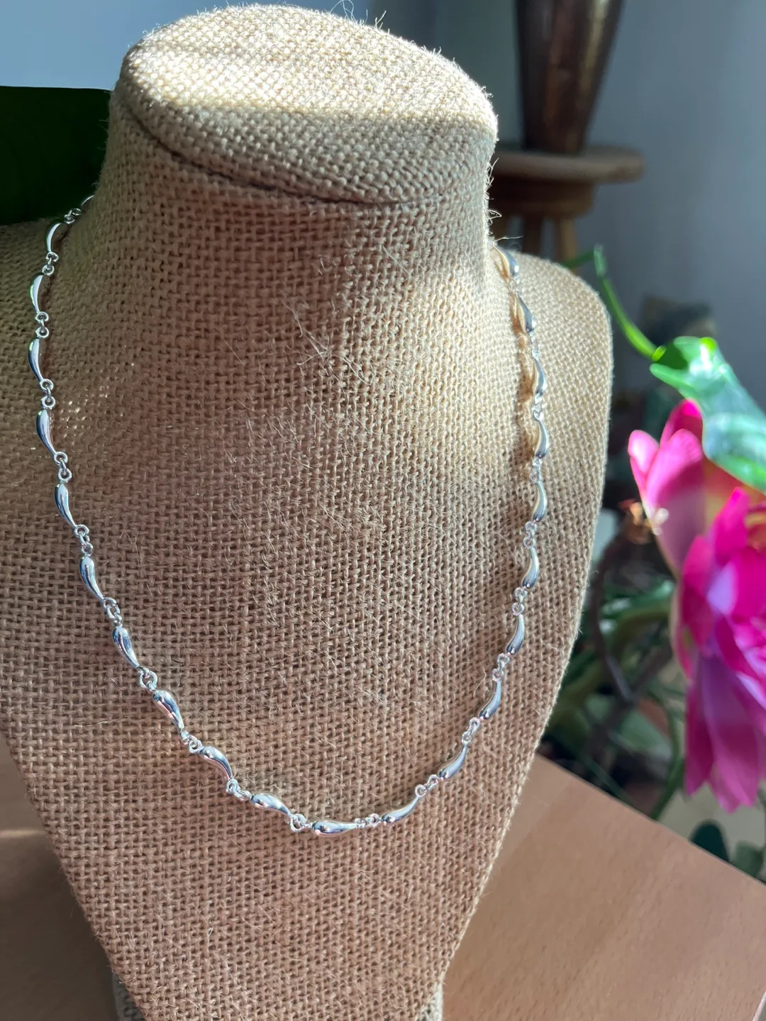 Silver  Necklace, 21 inches image indicator(3)