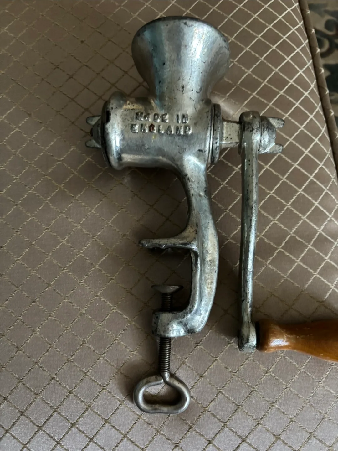 Vintage Meat Grinder - Made in England thumbnail