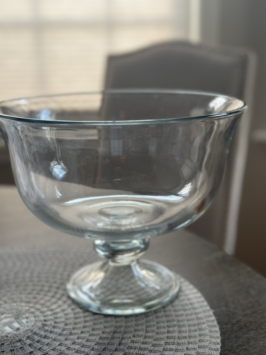 Glass Trifle bowl ❤️
