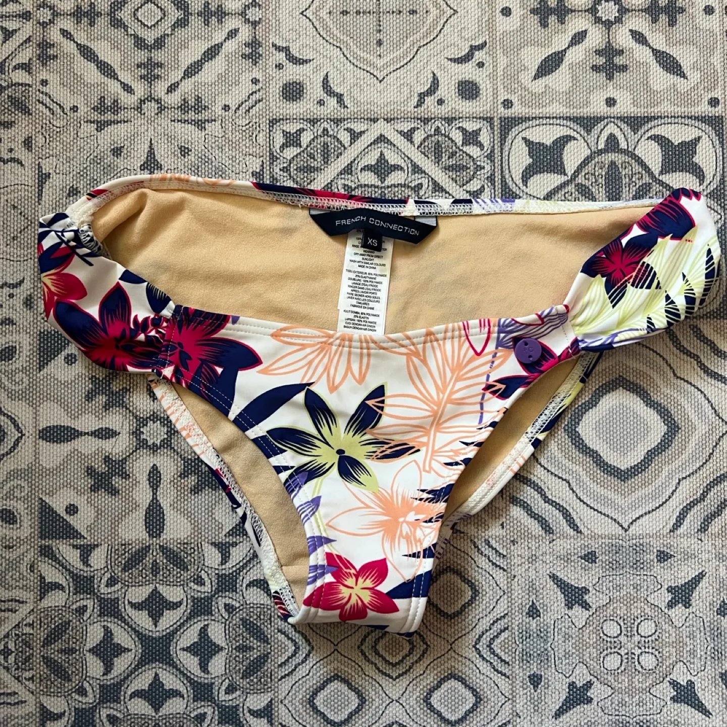BNWT French Connection Floral Bikini Bottom XS thumbnail