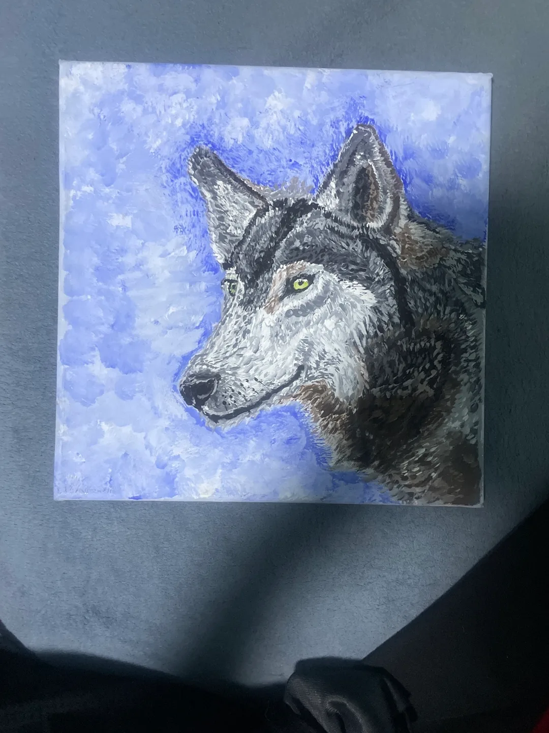 Wolf painting thumbnail