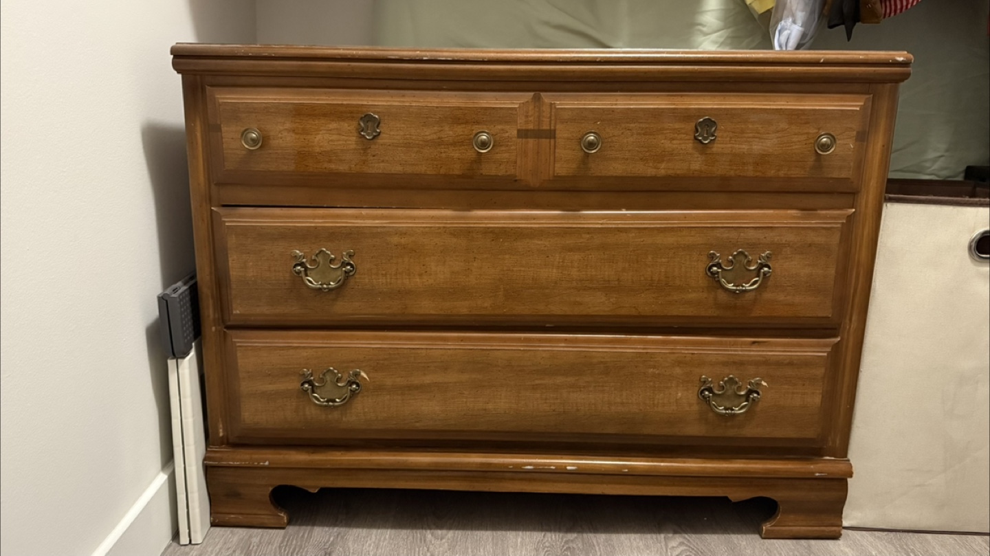 Wooden Dresser with 3 Drawers - photo 2