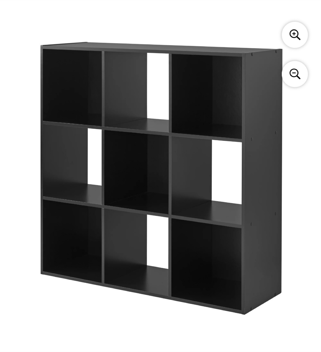 9-Cube Organizer Shelf - Black - photo 2