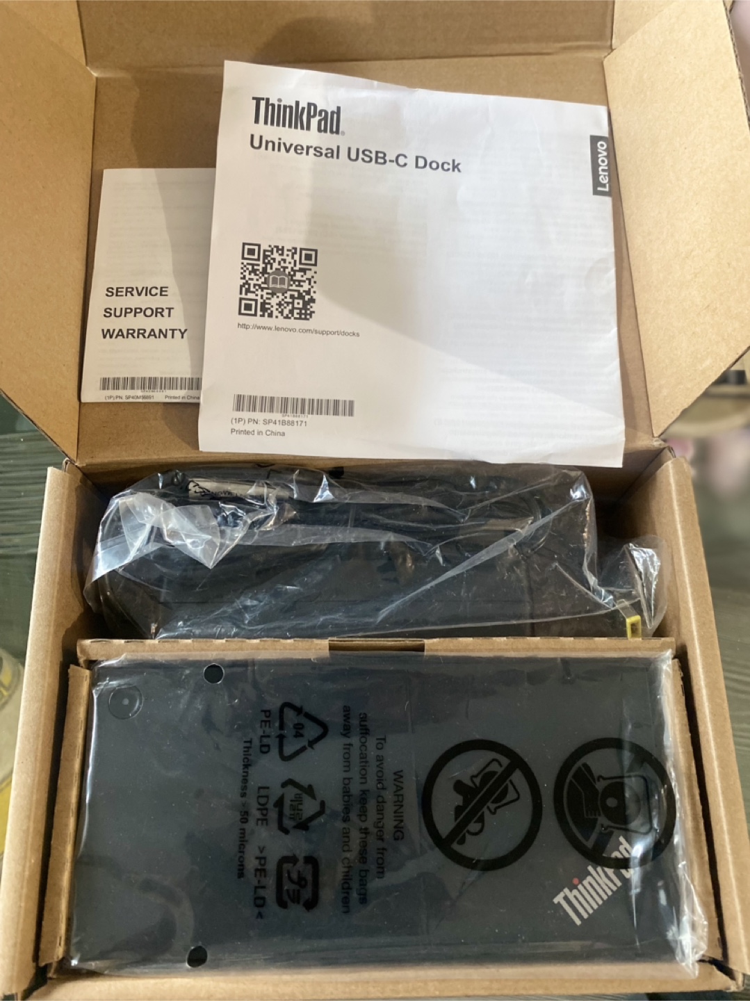 Lenovo ThinkPad Universal USB-C Dock - New in Box